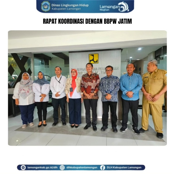 Rapat koordinasi dengan Balai Besar Prasarana wilayah Provinsi Jawa Timur