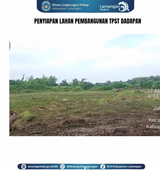 Penyiapan Lahan pembangunan TPST Dadapan