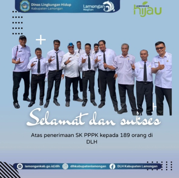 Foto: Selamat kepada 189 PPPK DLH