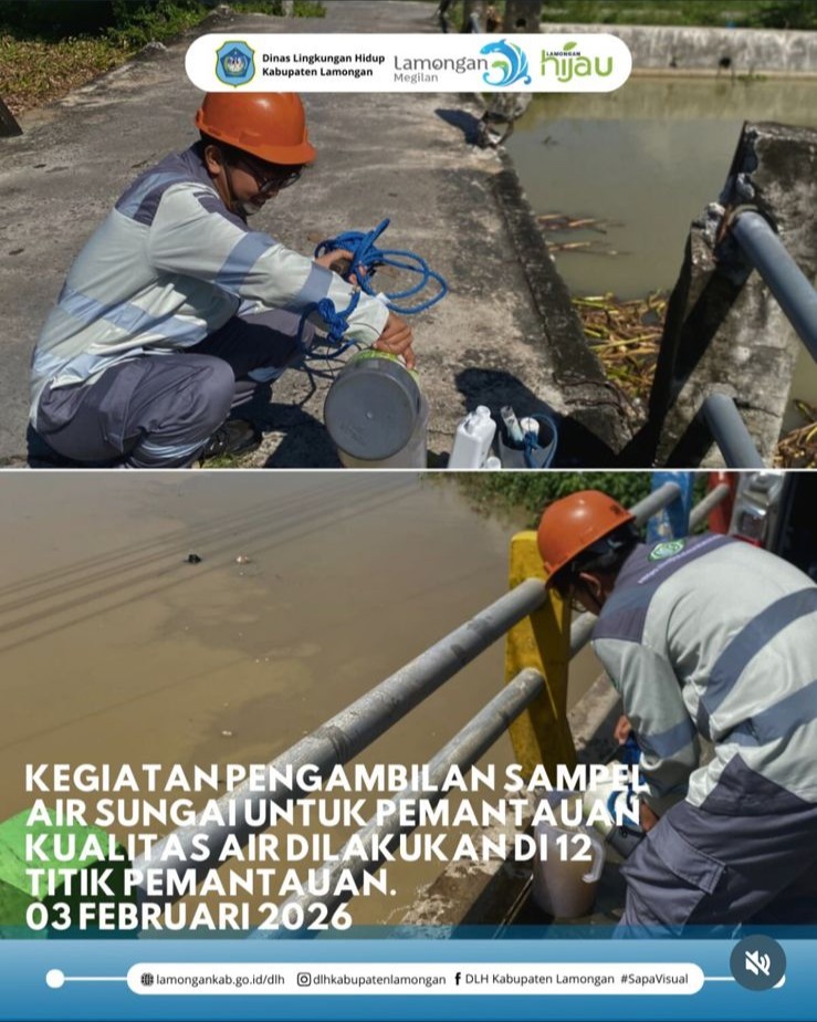 Foto: Pengambilan Sampel Air Sungai