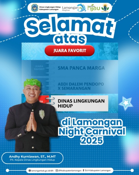 Foto: Juara Favorit pada ajang Lamongan Night Carnival 2025