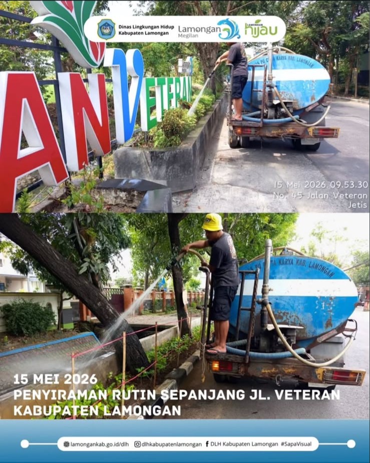 Pemeliharaan Rutin Ruang Terbuka Hijau (RTH) Kabupaten Lamongan