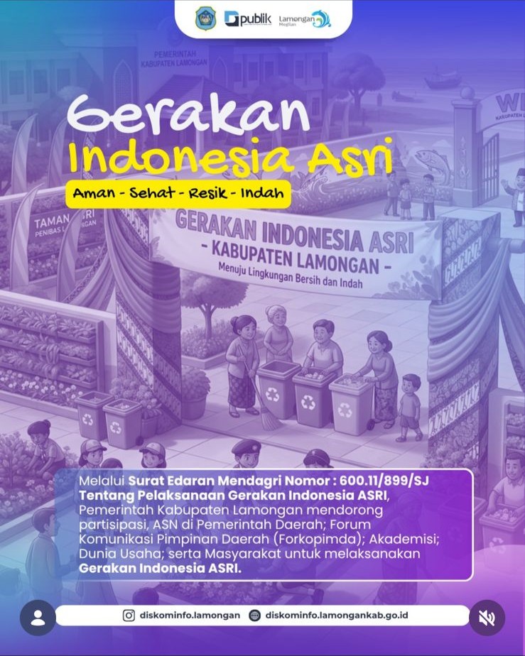 Foto: Gerakan Indonesia Asri Kabupaten Lamongan