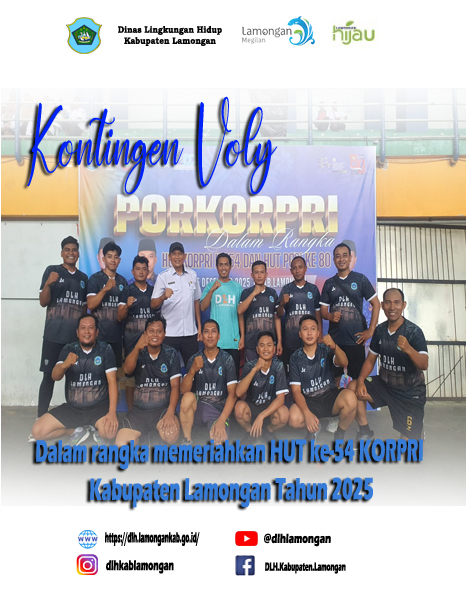 Foto: PASUKAN BOLA VOLI DLH KAB. LAMONGAN