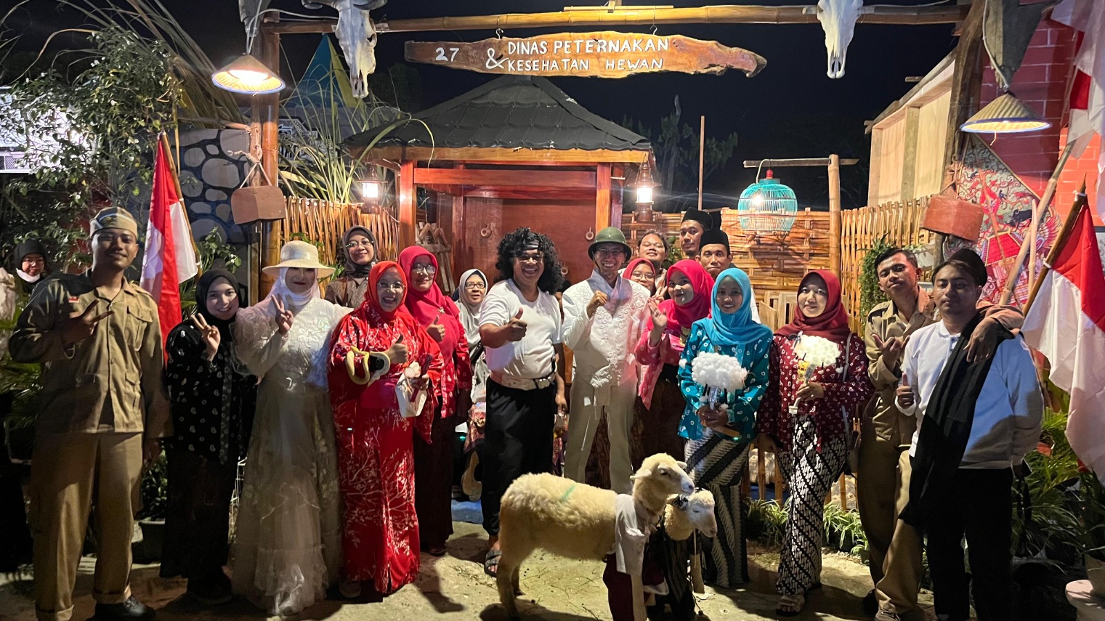 Foto: Dinas Peternakan dan Kesehatan Hewan Hadir Meriahkan Lamongan Tempo Doeloe 2026