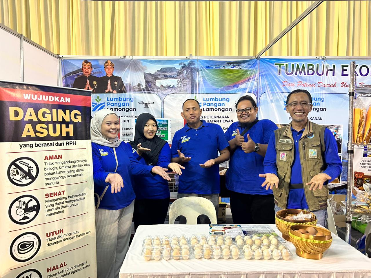 Foto: Promosikan Produk dan Layanan Peternakan, Disnakeswan Lamongan Hadir di Lamongan Exportiva Season III 2026