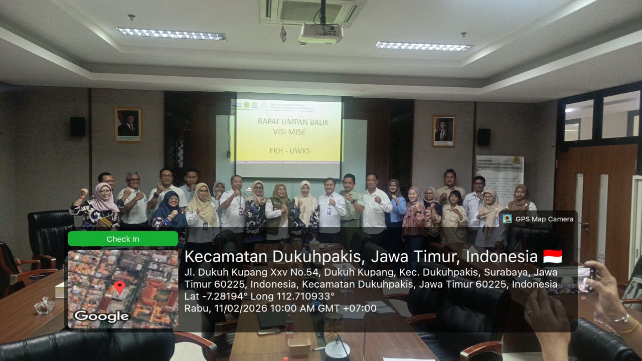 Kehadiran DPKH Lamongan dalam Sosialisasi Visi dan Misi FKH–UWKS