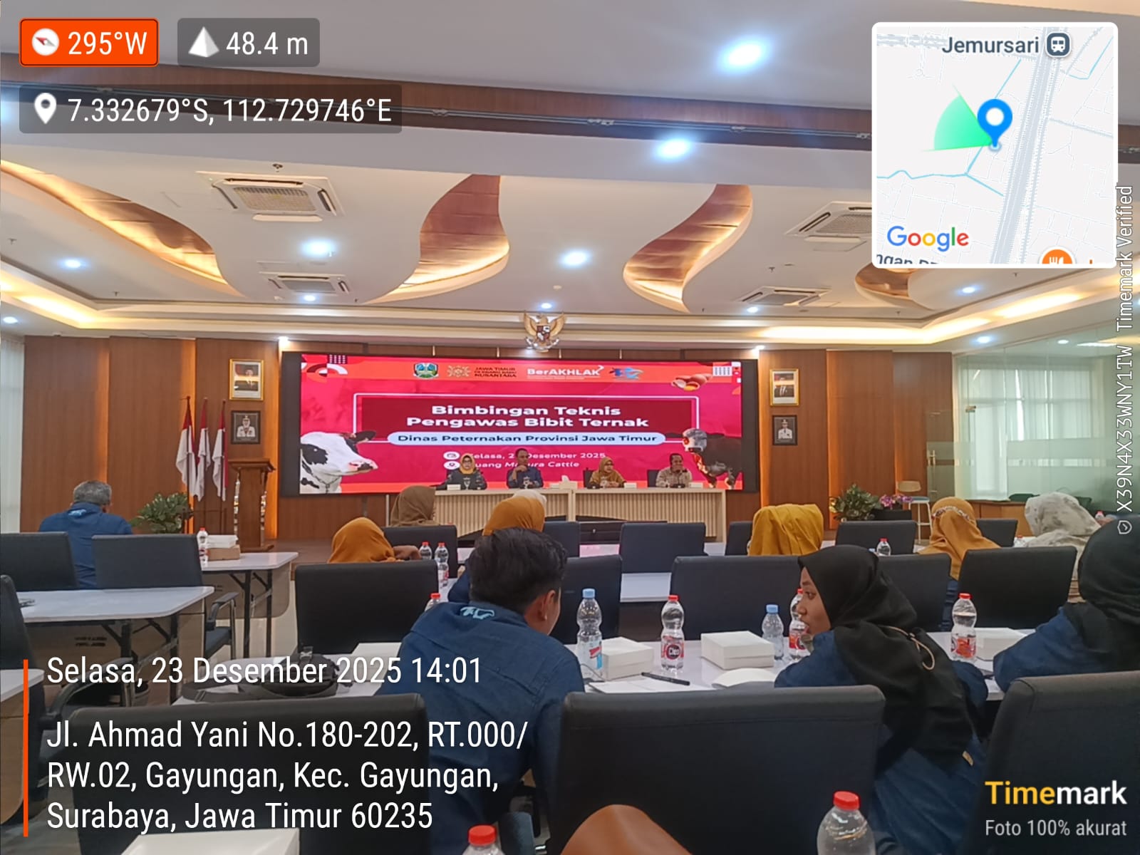 Dinas Peternakan dan Kesehatan Hewan Lamongan Hadiri Bimbingan Teknis di Disnak Provinsi