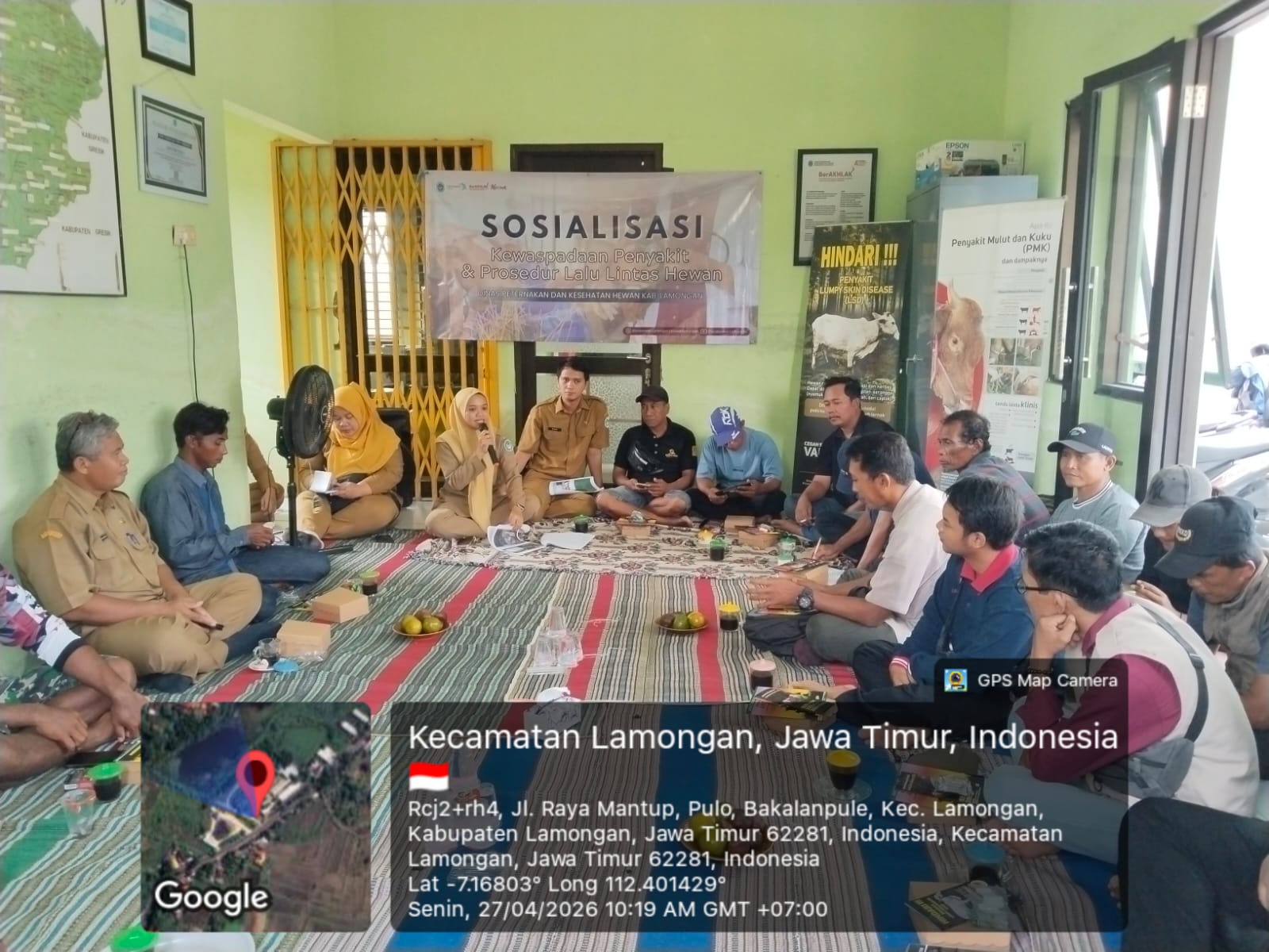 Foto: Sosialisasi Kewaspadaan Penyakit dan Prosedur Lalu Lintas Hewan di Kabupaten Lamongan