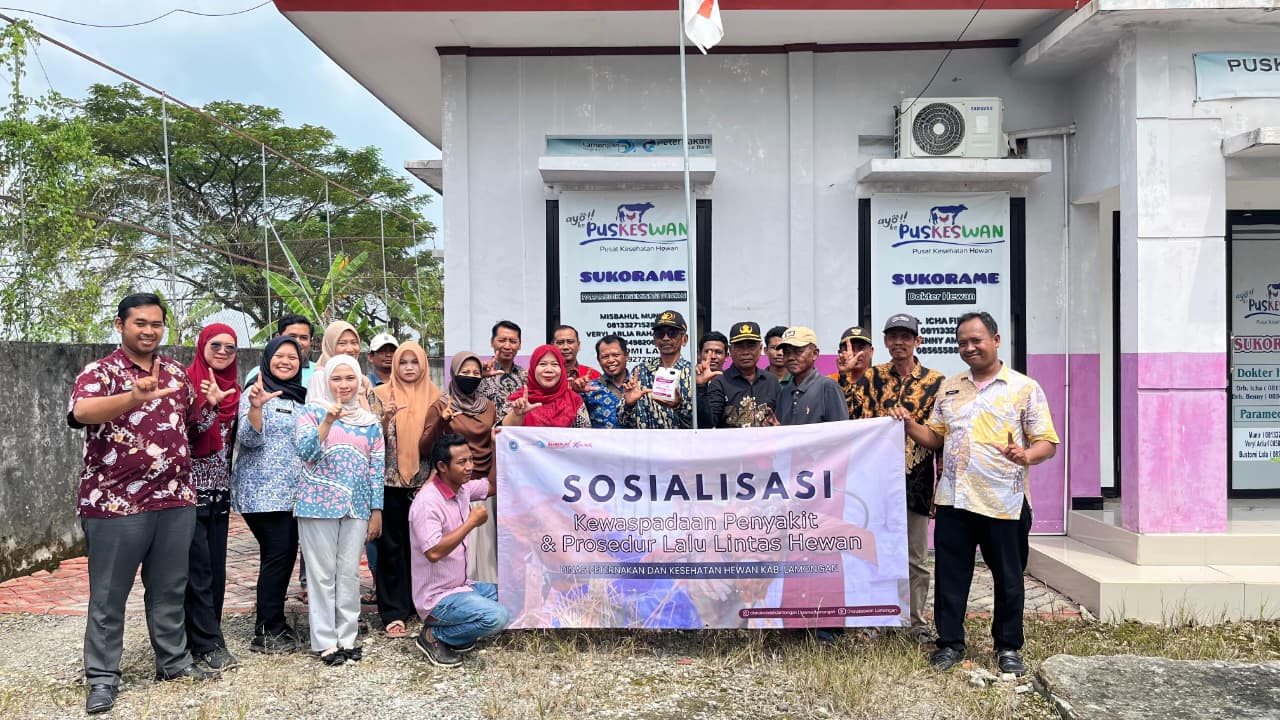 Sosialisasi Kewaspadaan Penyakit dan Lalu Lintas Hewan di Puskeswan Sukorame