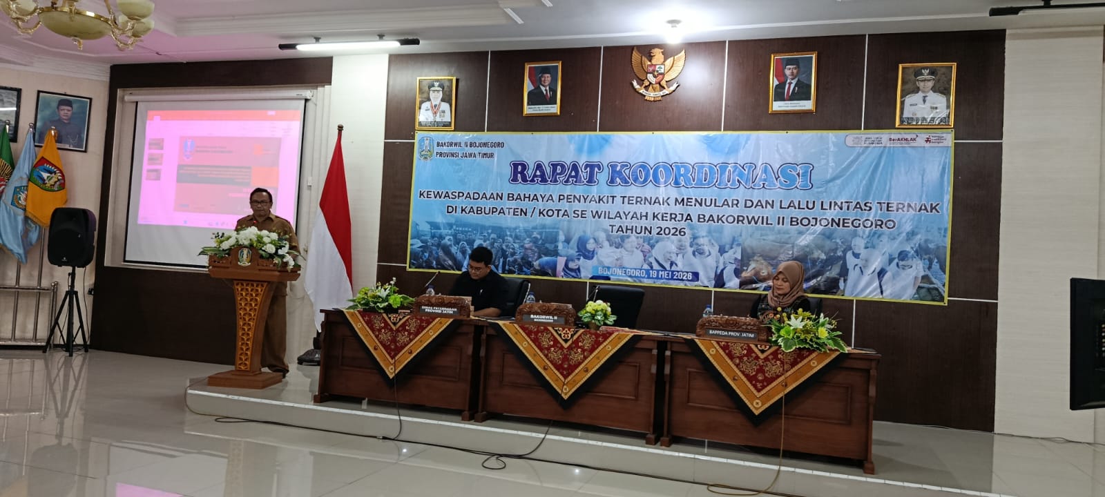 Rakor Kewaspadaan Bahaya PHM dan Lalu Lintas Ternak Digelar di Wilayah Kerja Bakorwil II Bojonegoro