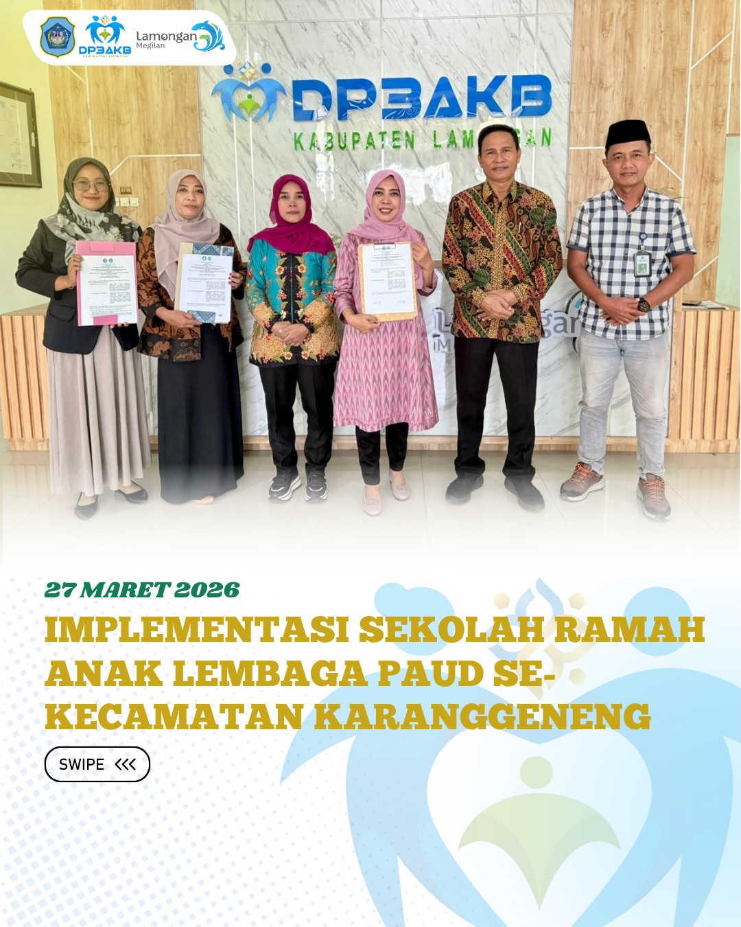 Foto: IMPLEMENTASI SEKOLAH RAMAH ANAK LEMBAGA PAUD SE-KECAMATAN KARANGGENENG