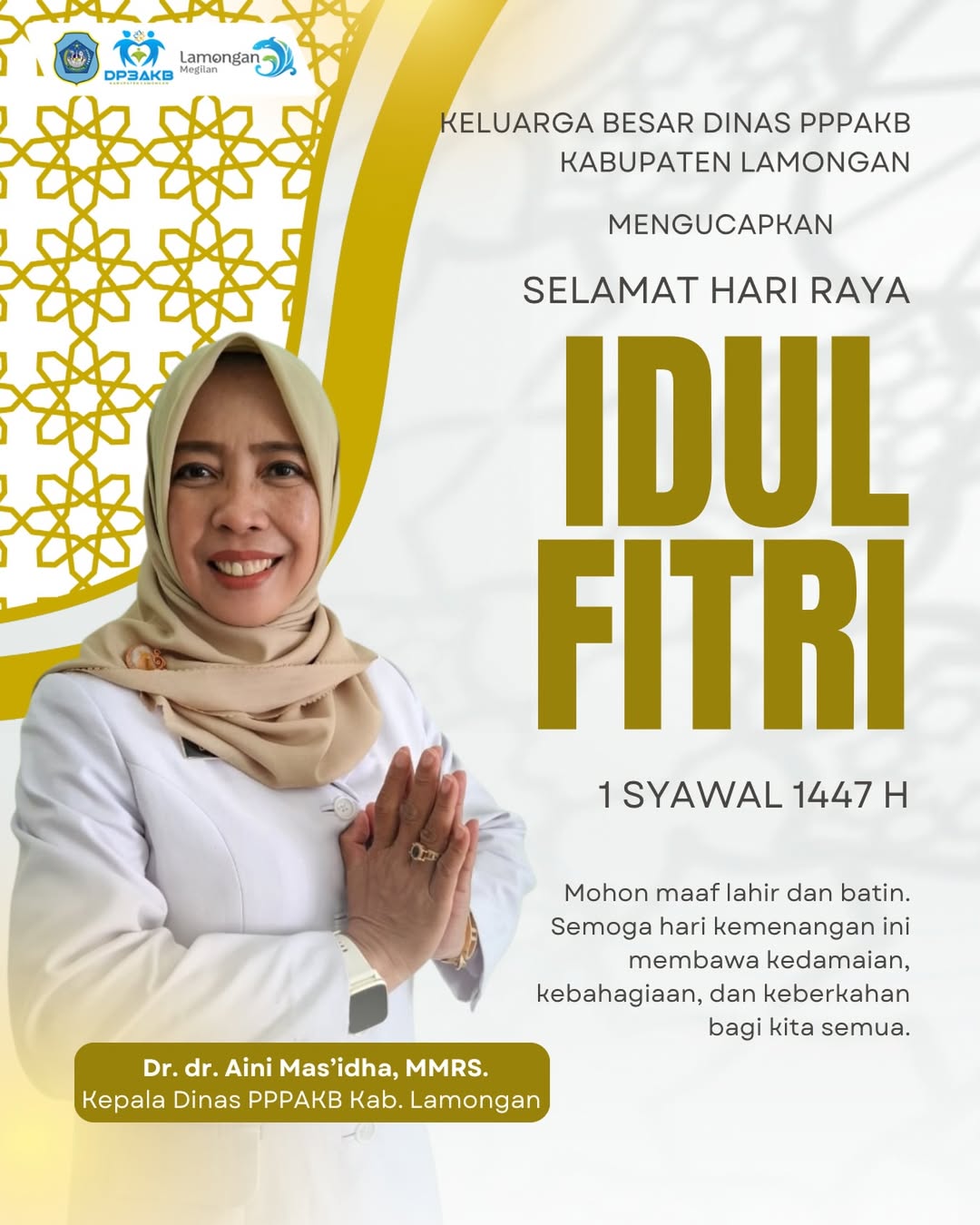 Foto: SELAMAT HARI RAYA IDUL FITRI 1 SYAWAL 1447 H