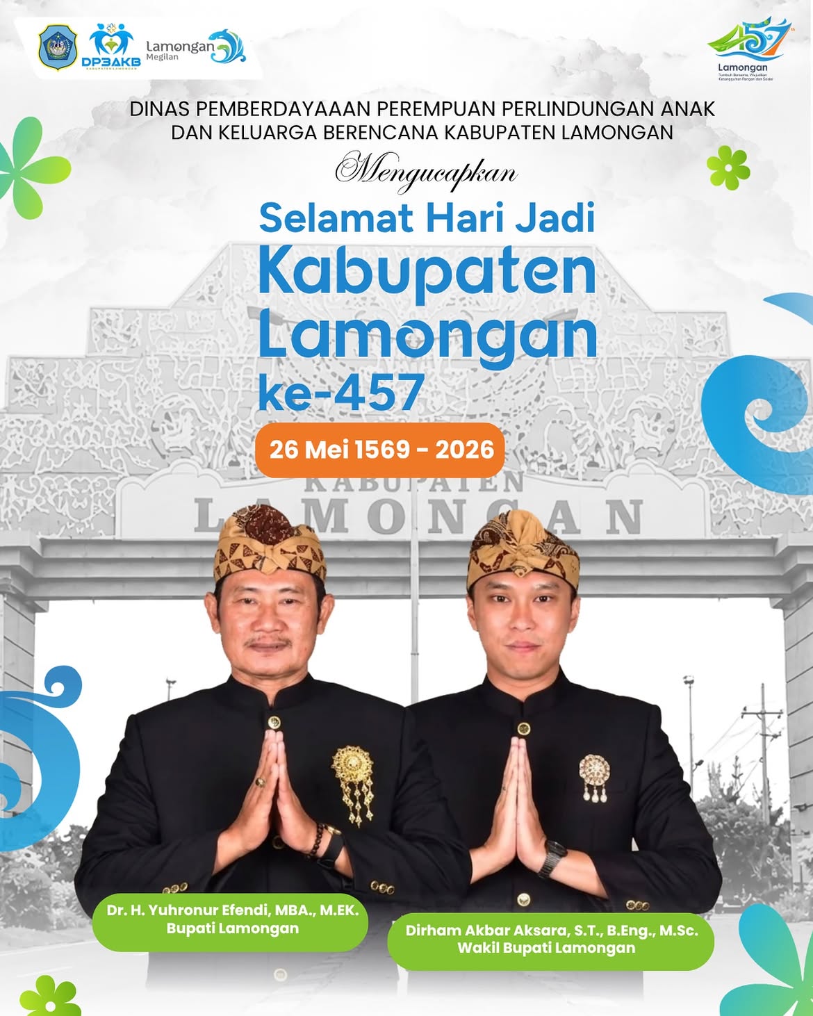 Foto: SELAMAT HARI JADI KABUPATEN LAMONGAN KE-457