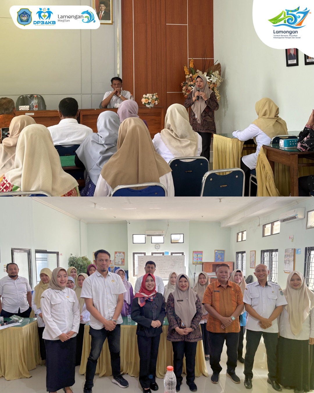 Foto: SOSIALISASI APLIKASI TAMASYA YANG MENDUKUNG VERIFIKASI DAN VALIDASI DATA TPA KABUPATEN LAMONGAN