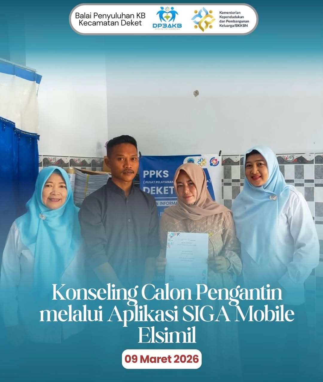 Foto: KONSELING CALON PENGANTIN MELALUI APLIKASI SIGA MOBILE ELSIMIL