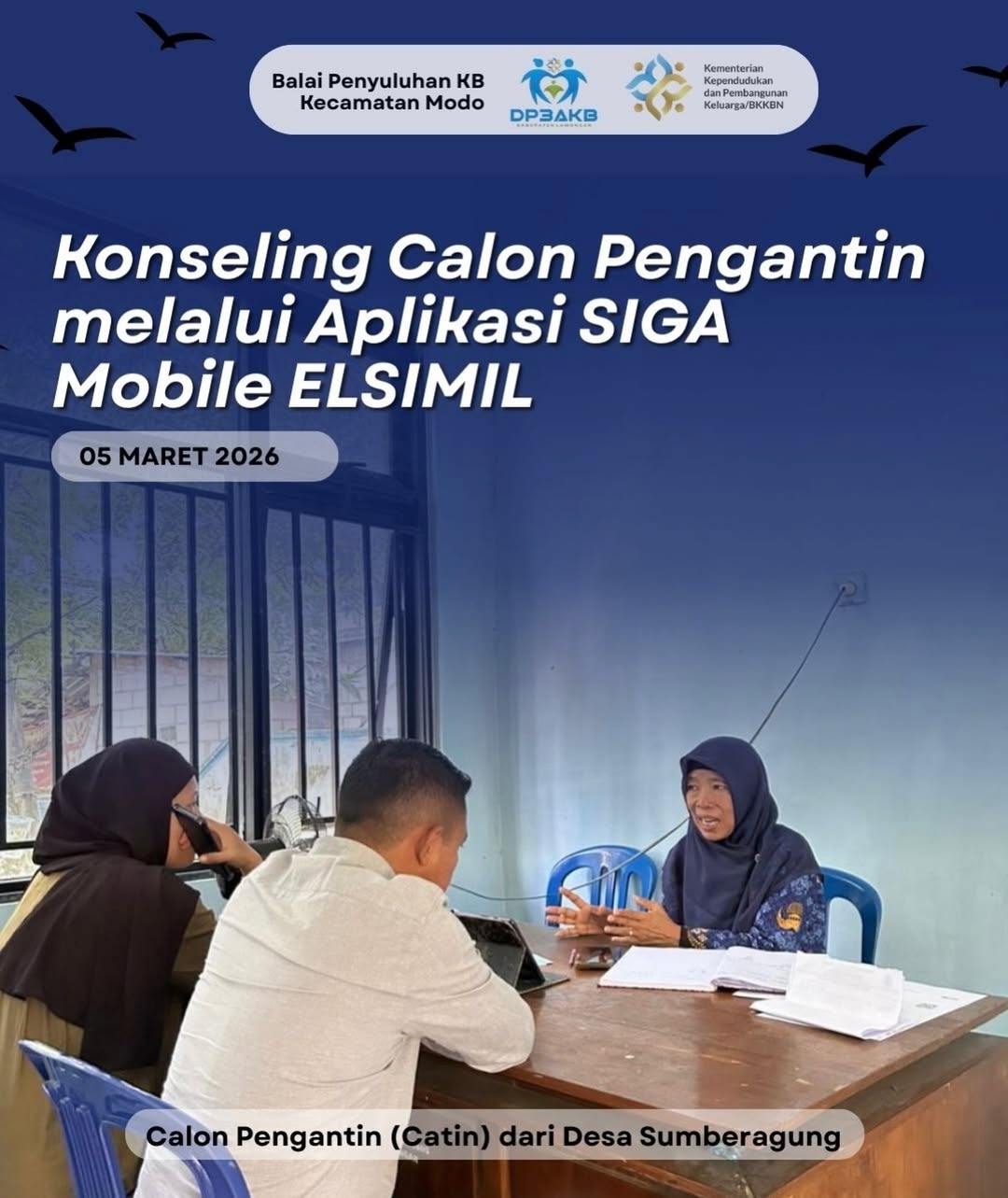 Foto: KONSELING CALON PENGANTIN MELALUI APLIKASI SIGA MOBILE ELSIMIL