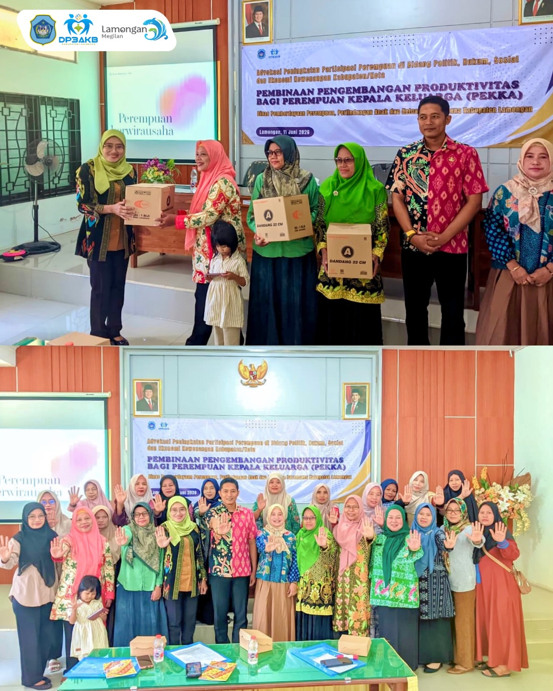 Foto: PEMBINAAN PENGEMBANGAN PRODUKTIVITAS BAGI PEREMPUAN KEPALA KELUARGA (PEKKA)