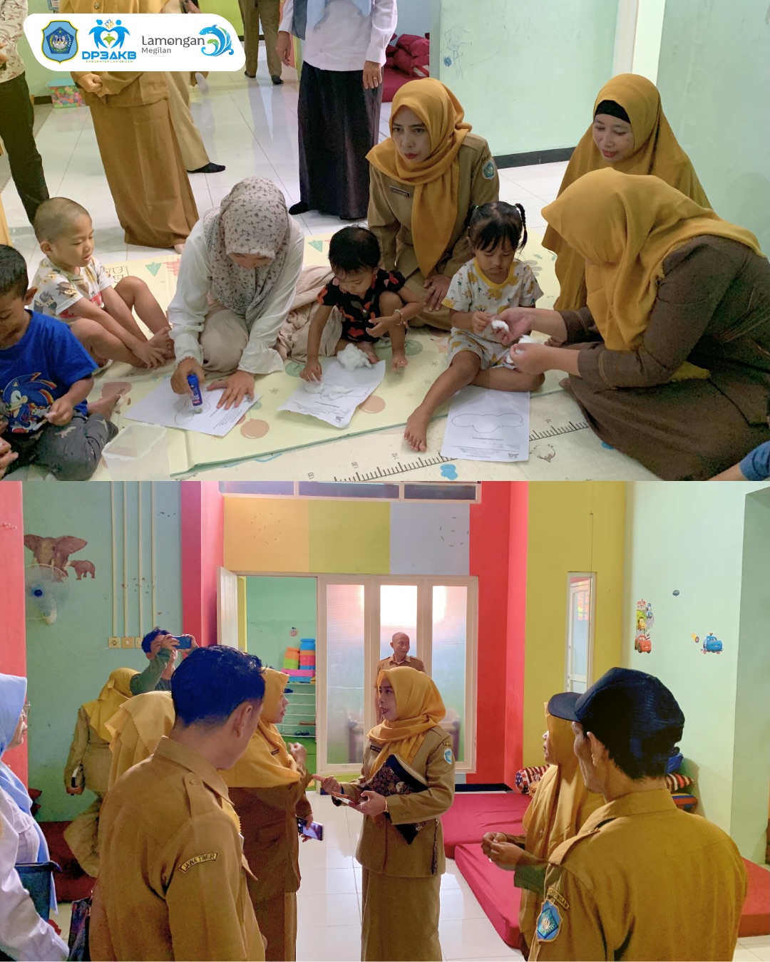 Foto: DPEAKB LAMONGAN MENINJAU LOKASI LEMBAGA PENITIPAN ANAK (DAYCARE)