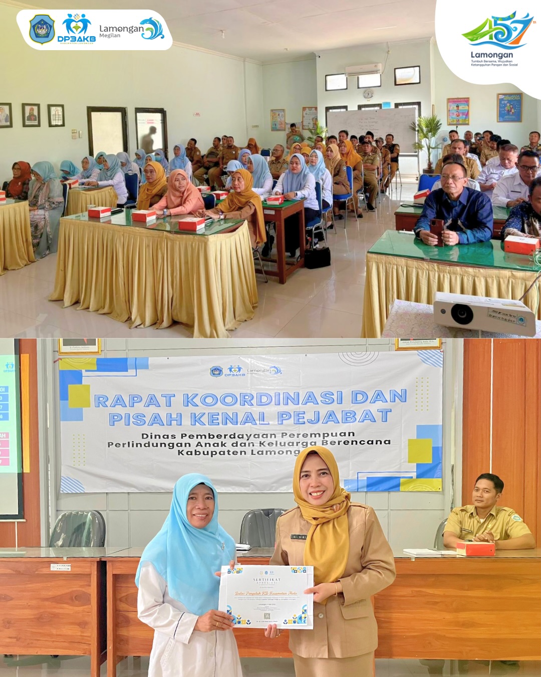 Foto: RAPAT KOORDINASI DAN PISAH KENAL PEJABAT
