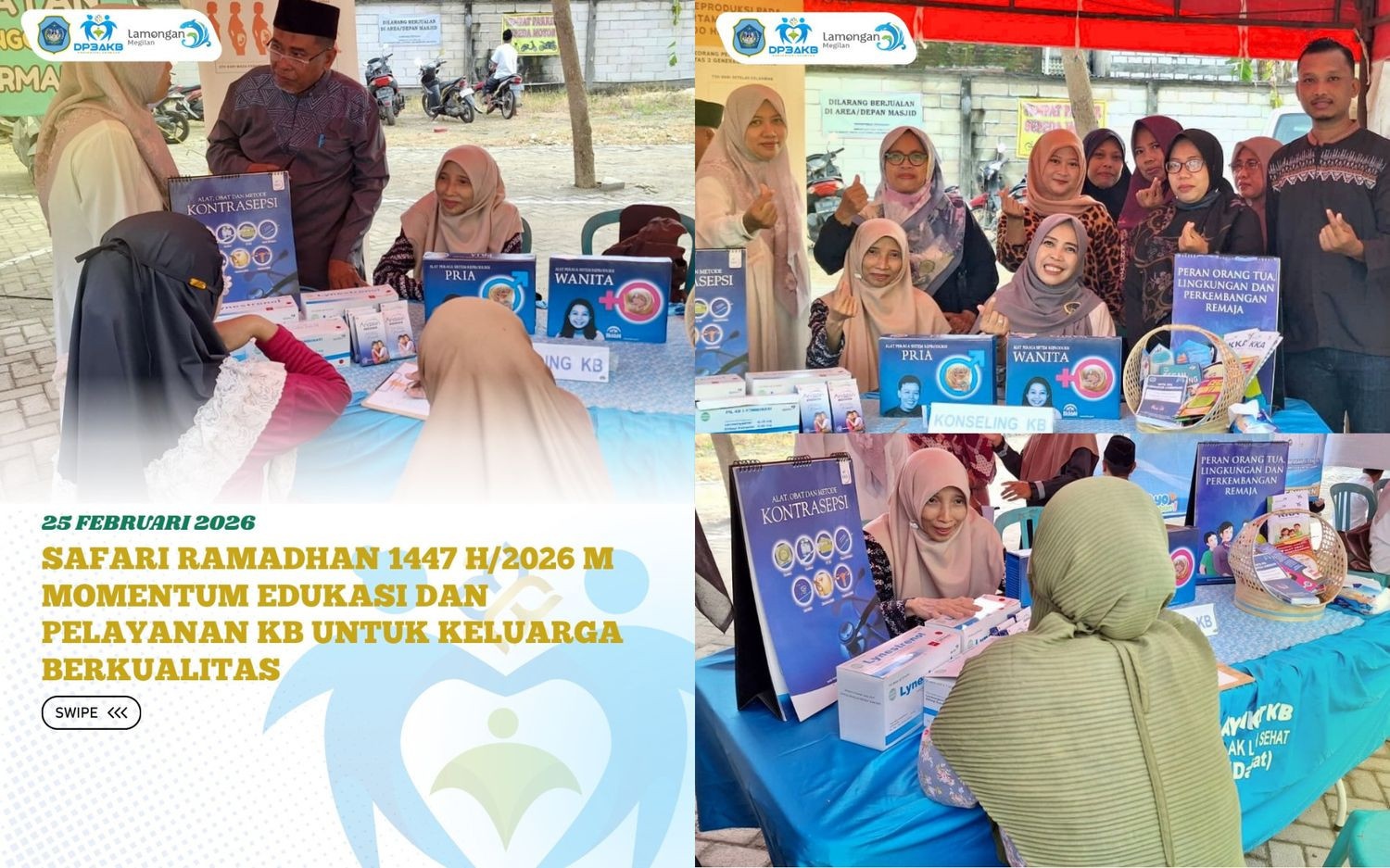 Foto: PELAYANAN KB SAFARI RAMADHAN 1447 H: MEWUJUDKAN KELUARGA BERKUALITAS DAN SEJAHTERA