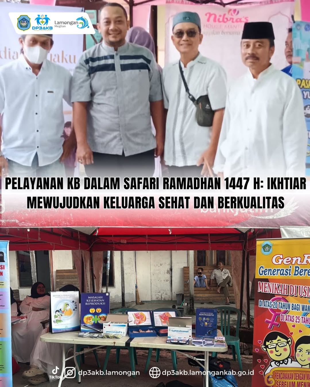 Foto: PELAYANAN KB DALAM SAFARI RAMADHAN 1447 H: IKHTIAR MEWUJUDKAN KELUARGA SEHAT DAN BERKUALITAS