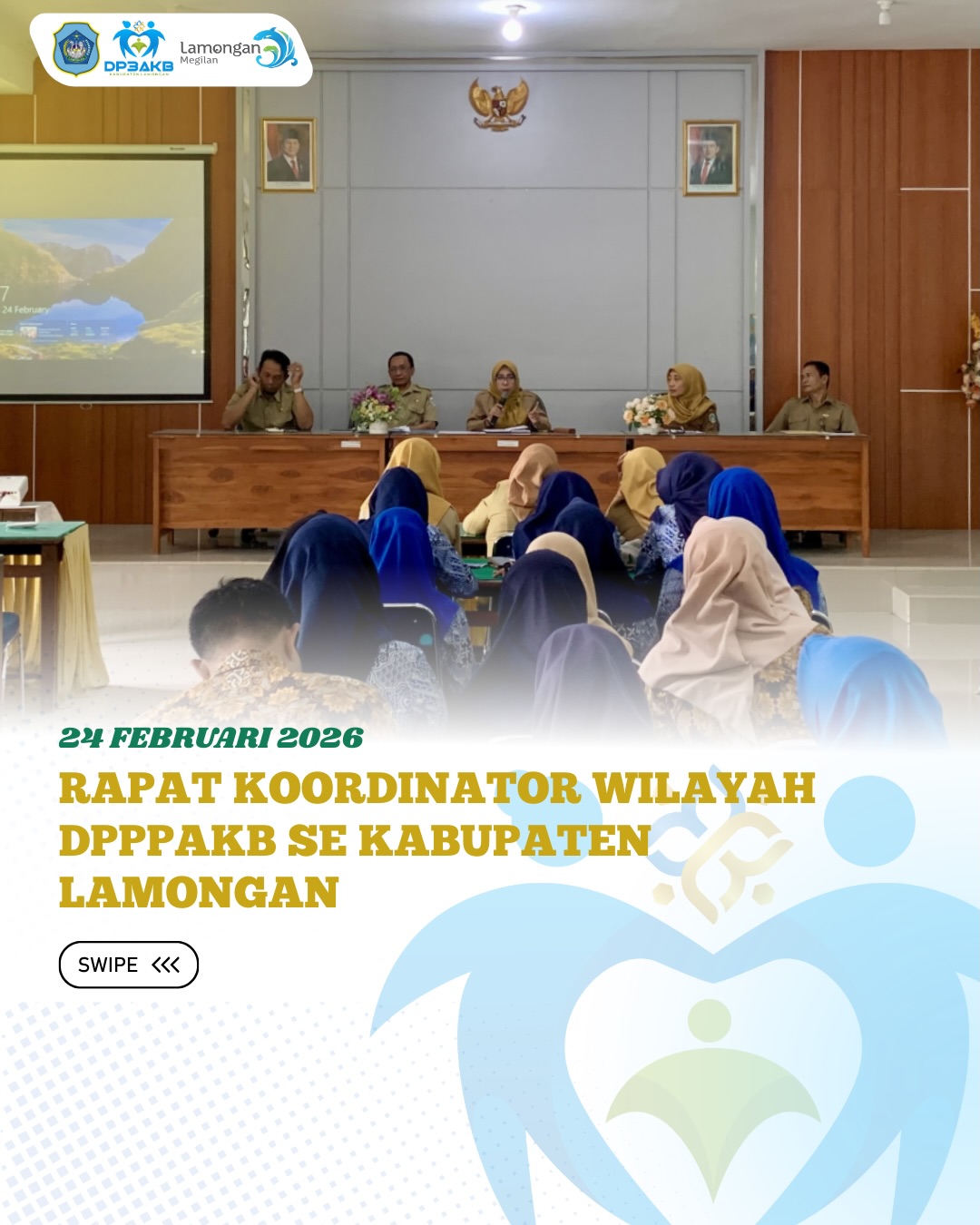 Foto: RAPAT KOORDINATOR WILAYAH DPPPAKB SE KABUPATEN LAMONGAN