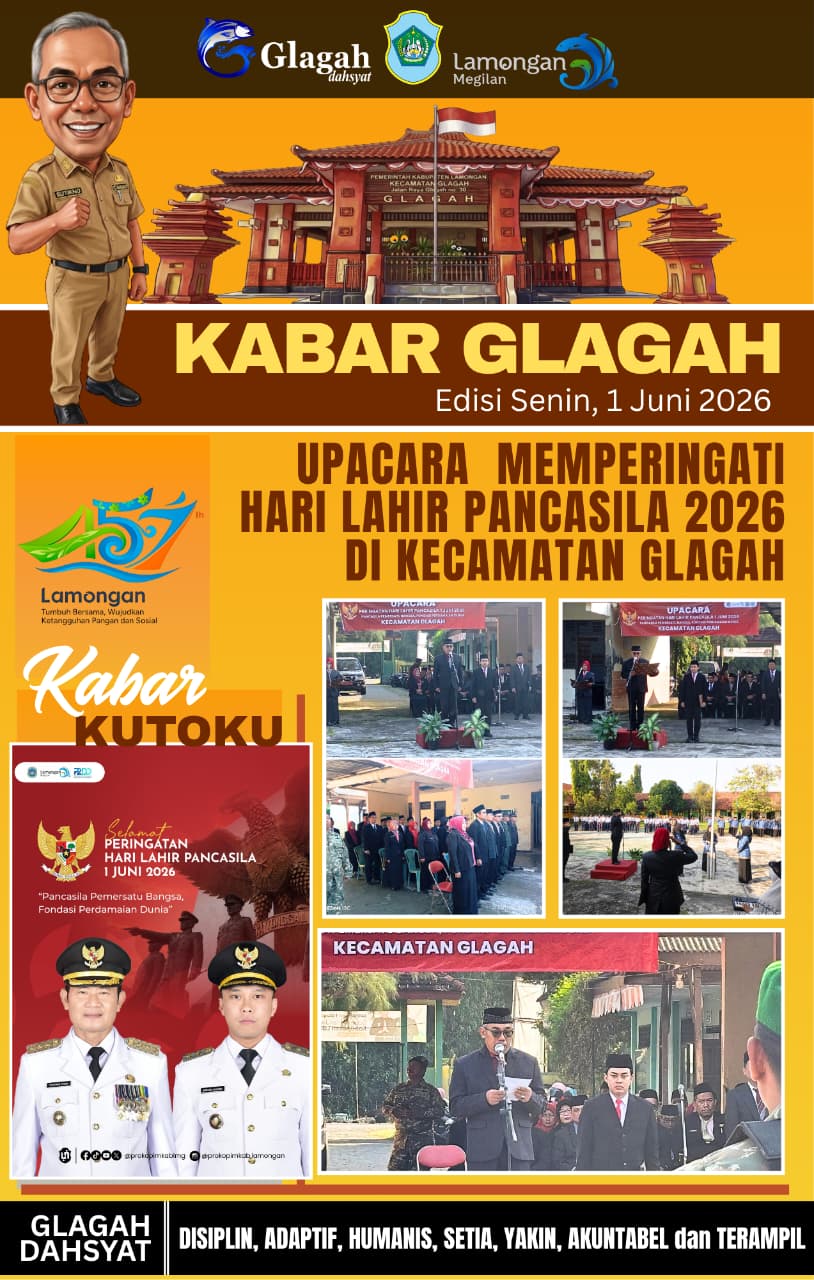 Foto: UPACARA MEMPERINGATI HARI LAHIR PANCASILA 2026 DI KECAMATAN GLAGAH