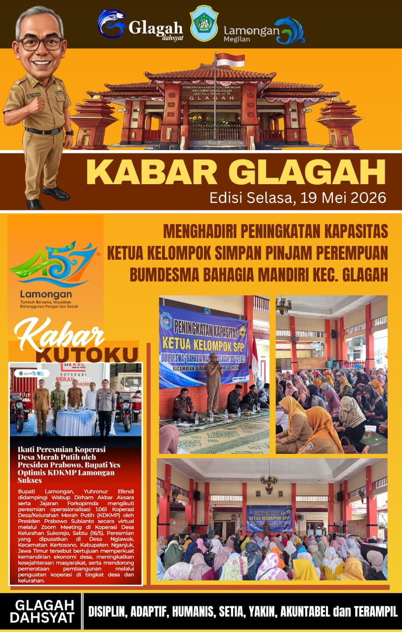 Foto: KEGIATAN PENINGKATAN KAPASITAS KETUA KELOMPOK SIMPAN PINJAM PEREMPUAN BUMDESMA "BAHAGIA MANDIRI" KECAMATAN GLAGAH
