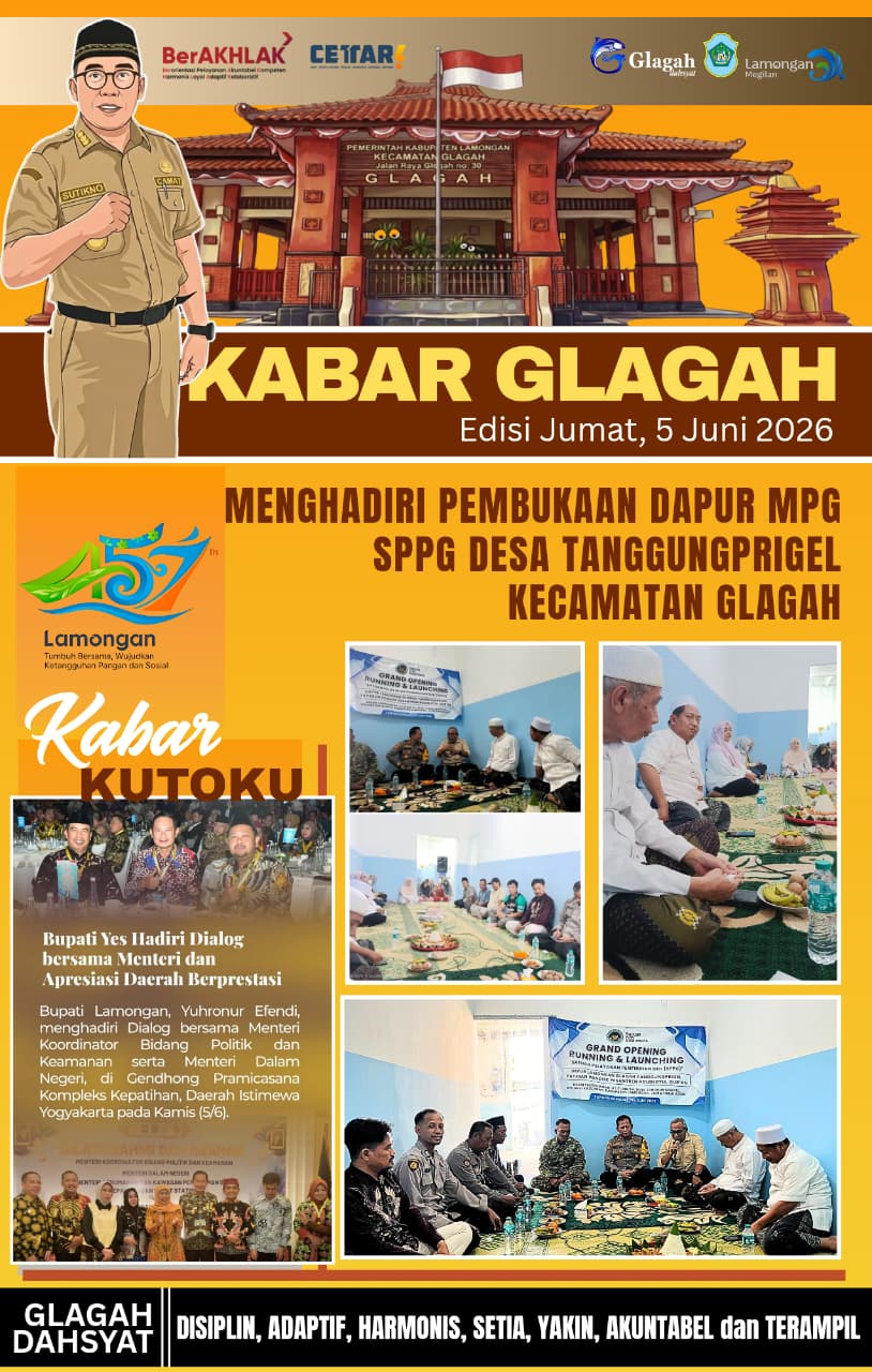 Foto: MENGHADIRI PEMBUKAAN DAPUR MBG SPPG DESA TANGGUNG PRIGEL KECAMATAN GLAGAH