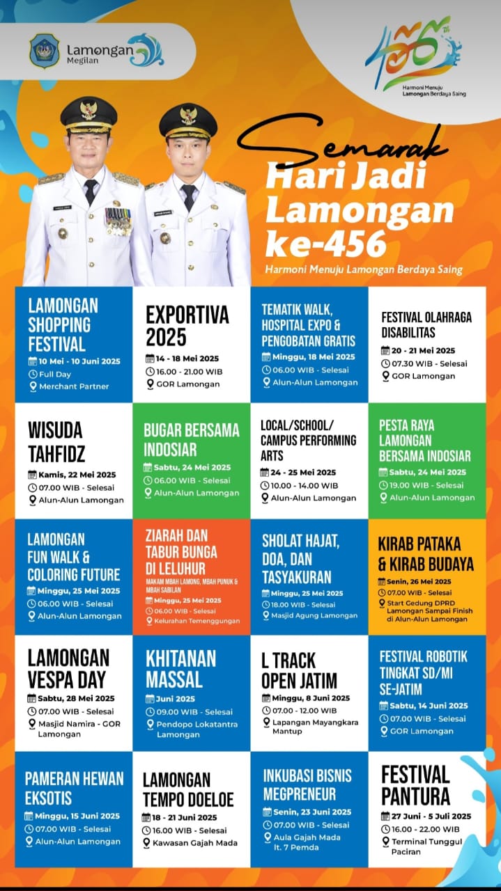 SEMARAK HARI JADI LAMONGAN (HJL) KE - 456