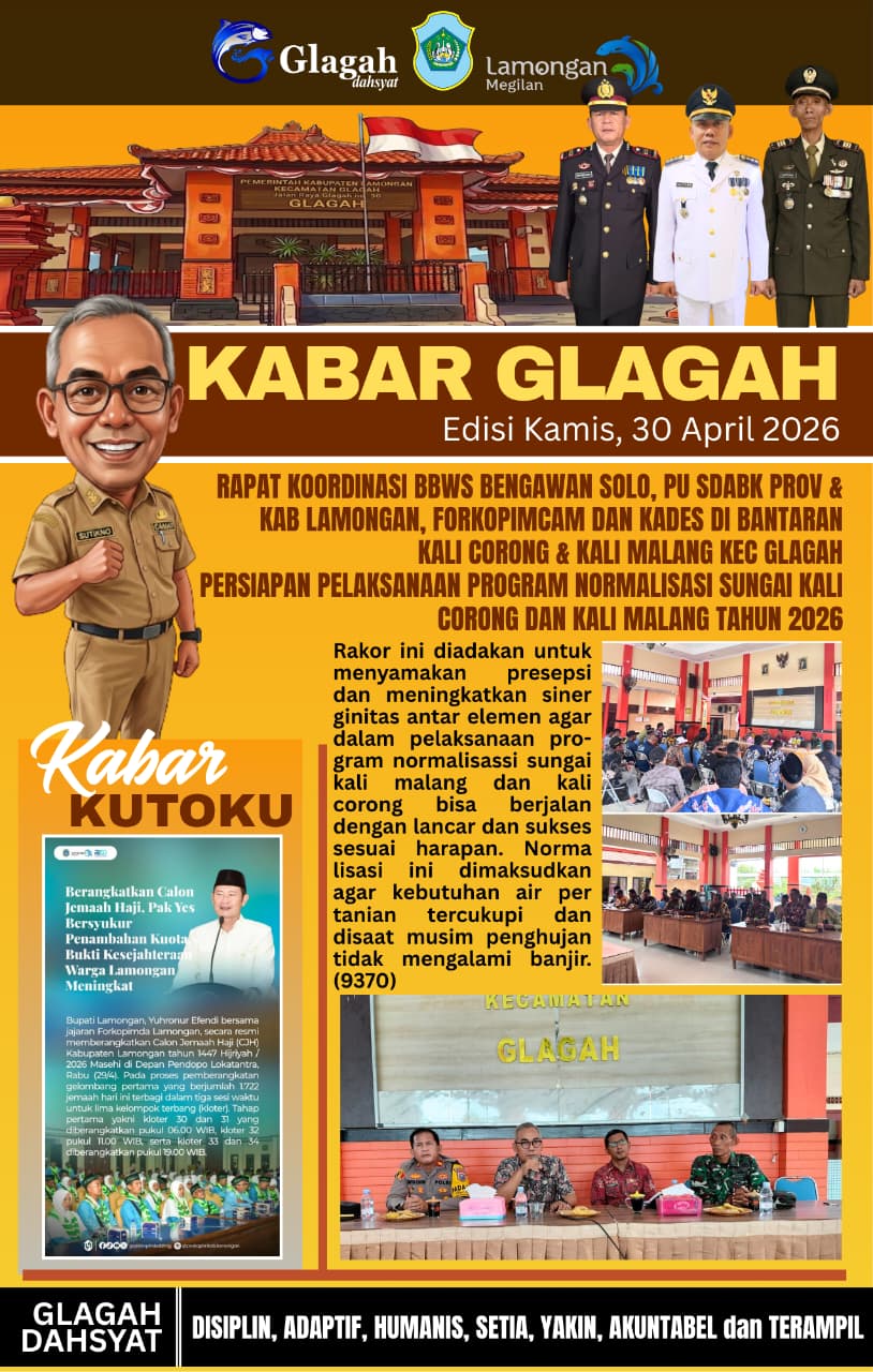 Foto: RAPAT KOORDINASI KECAMATAN GLAGAH