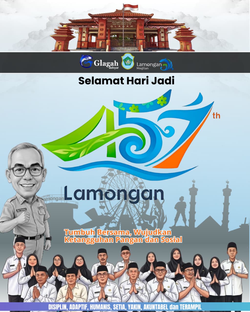 Foto: SELAMAT HARI JADI LAMONGAN KE - 457 TAHUN 2026