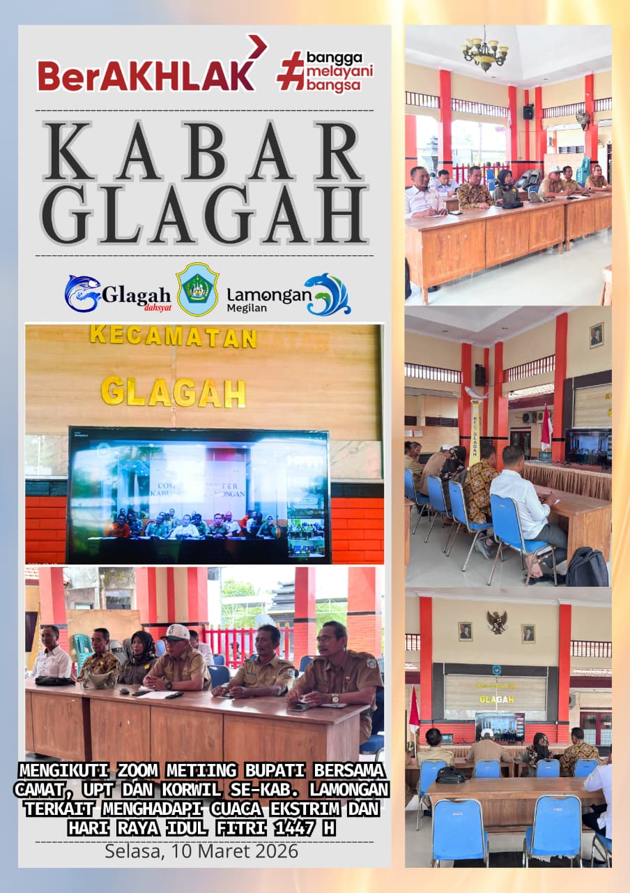Foto: ZOOM MEETING BERSAMA UPT DAN KORWIL SE KECAMATAN GLAGAH