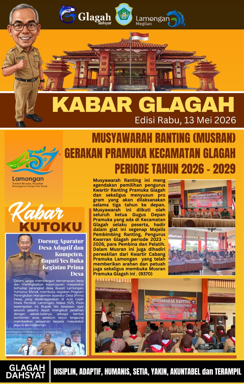 Foto: MUSYAWARAH RANTING GERAKAN PRAMUKA KECAMATAN GLAGAH PERIODE TAHUN 2026 - 2029