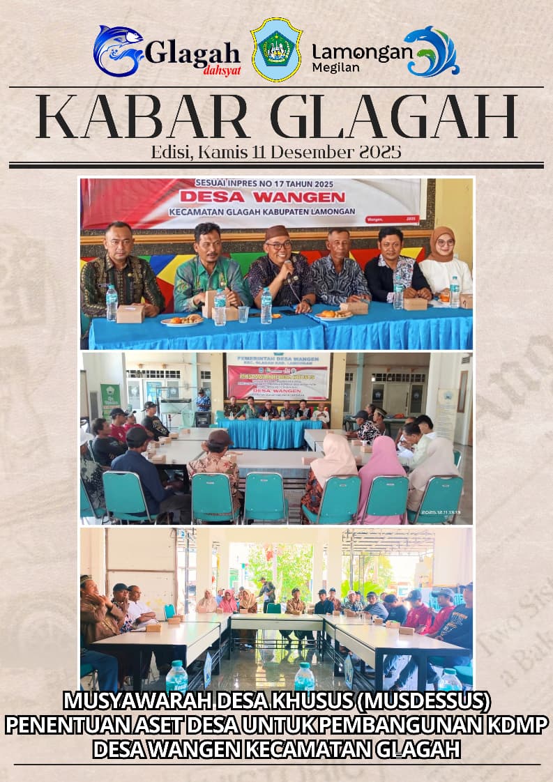 Foto: MUSYAWARAH DESA KHUSUS (MUSDESSUS) DESA WANGEN KECAMATAN GLAGAH