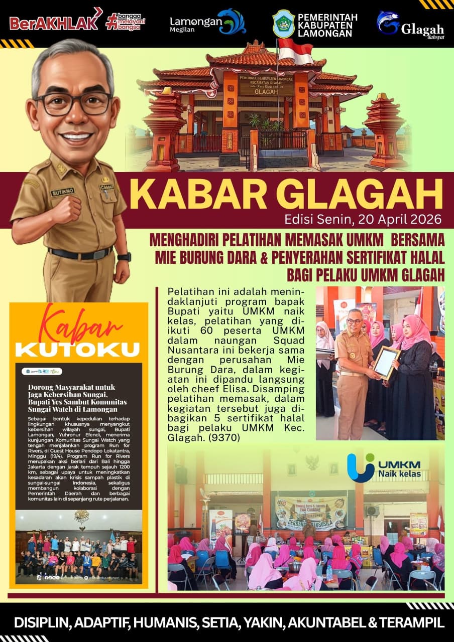 Foto: KEGIATAN PELATIHAN MEMASAK UMKM BERSAMA "BURUNG DARA & FRIENDS COOKING ROADSHOW" DI PENDOPO KECAMATAN GLAGAH