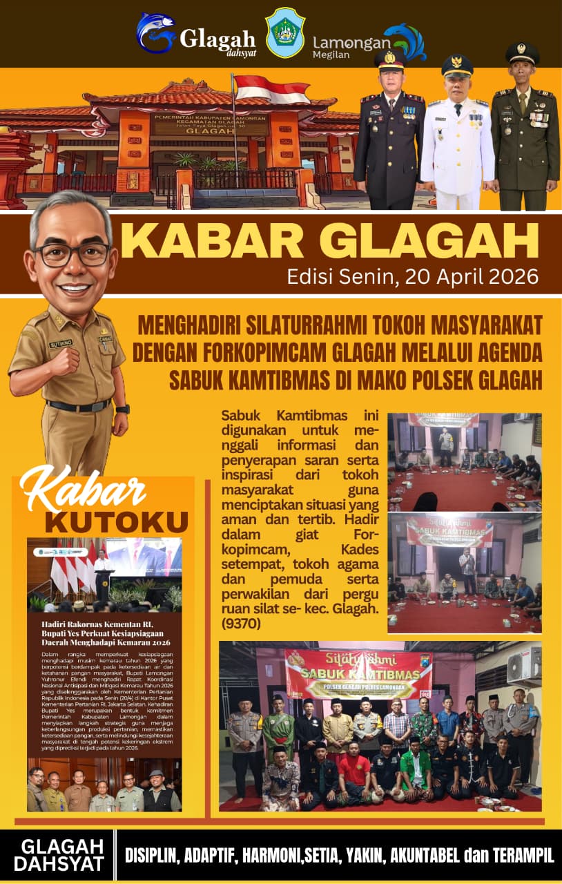 Foto: SILATURRAHMI TOKOH MASYARAKAT DENGAN FORKOPIMCAM GLAGAH