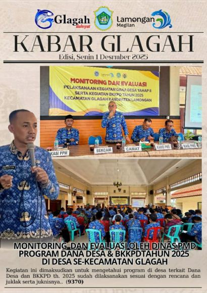 Foto: MONITORING DAN EVALUASI OLEH DINAS PMD DI PENDOPO KECAMATAN GLAGAH