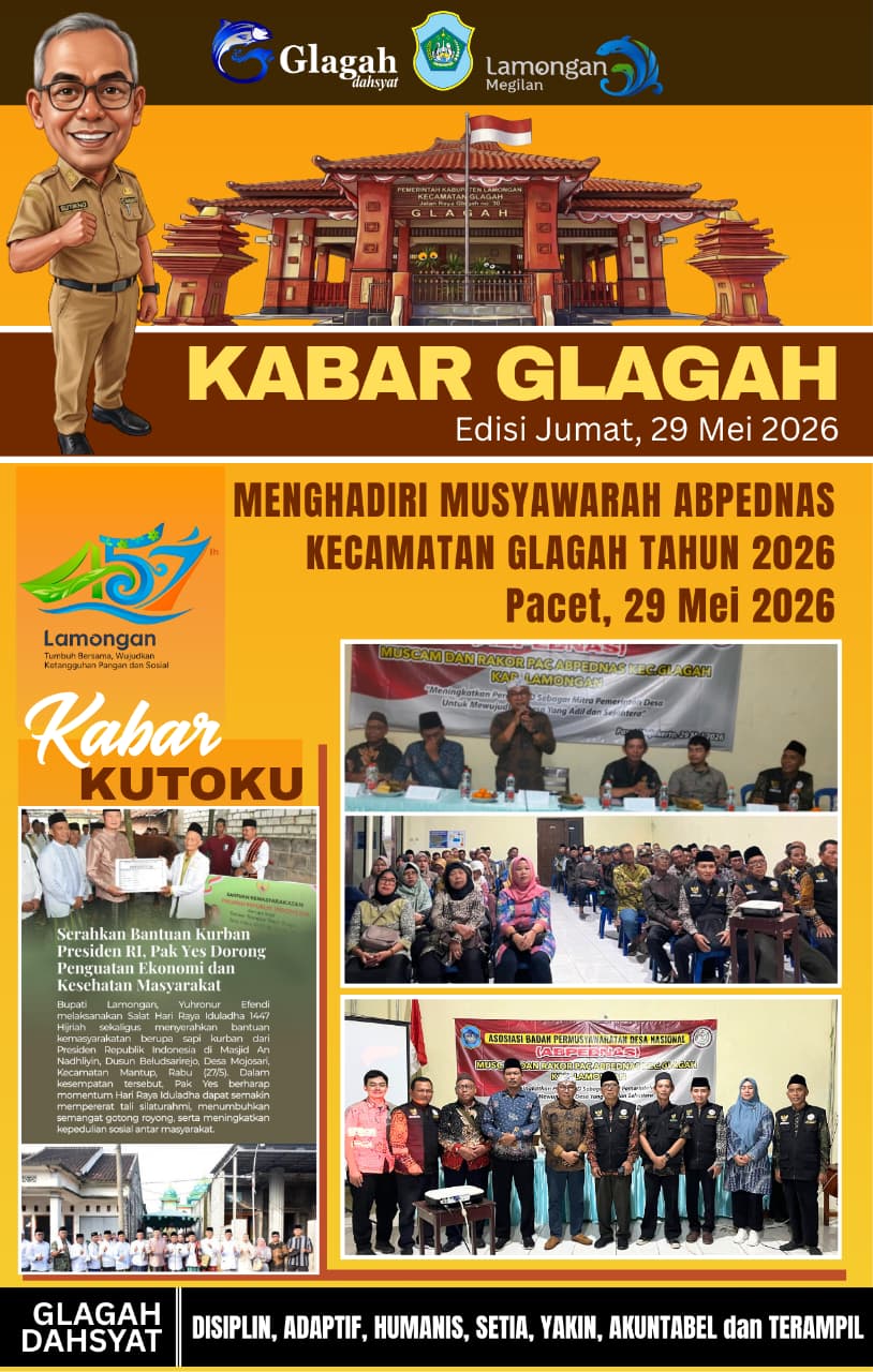 Foto: MENGHADIRI MUSYAWARAH ABPEDNAS KECAMATAN GLAGAH TAHUN 2026