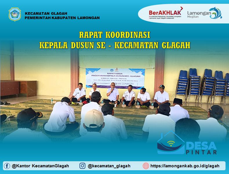 Foto: RAPAT KOORDINASI KEPALA DUSUN SE KECAMATAN GLAGAH TAHUN 2025
