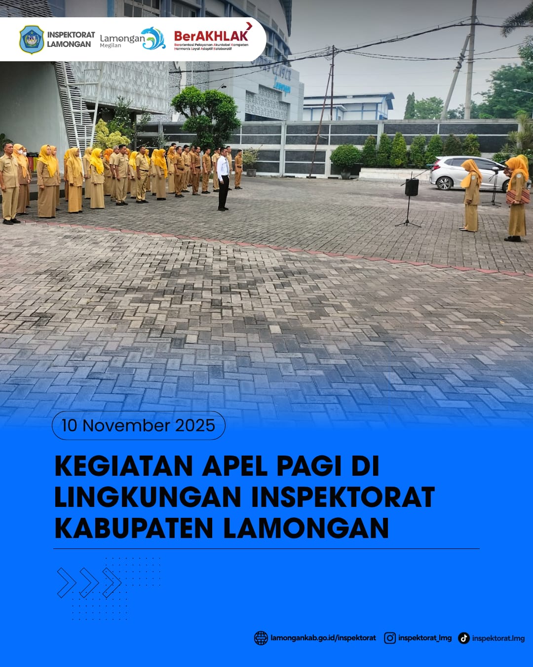 Foto: KEGIATAN APEL PAGI