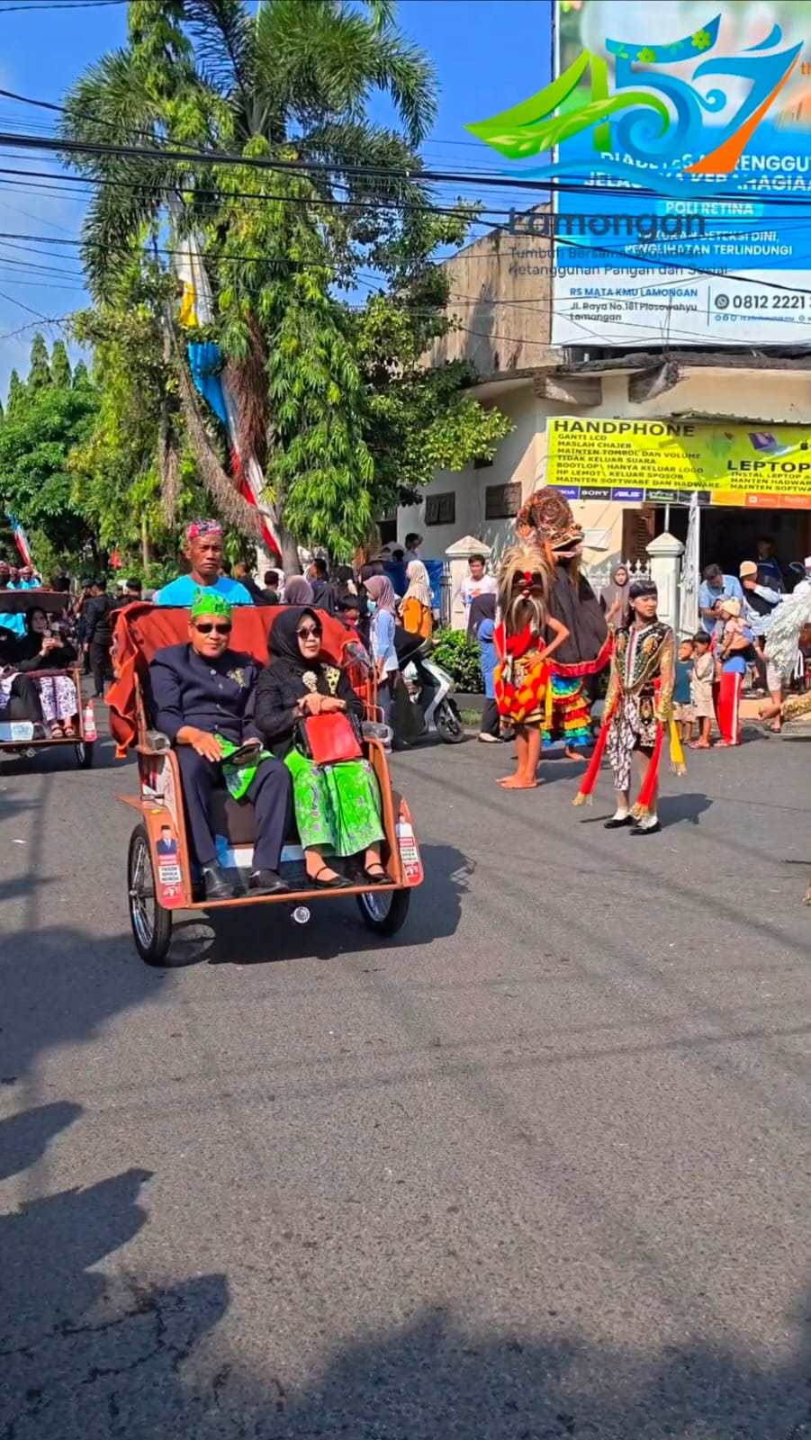 Foto: INSPEKTUR KABUPATEN LAMONGAN MENGIKUTI KIRAB BUDAYA HARI JADI LAMONGAN KE-457
