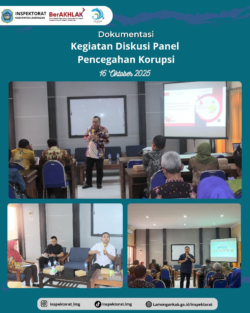 Foto: DISKUSI PANEL PENCEGAHAN KORUPSI
