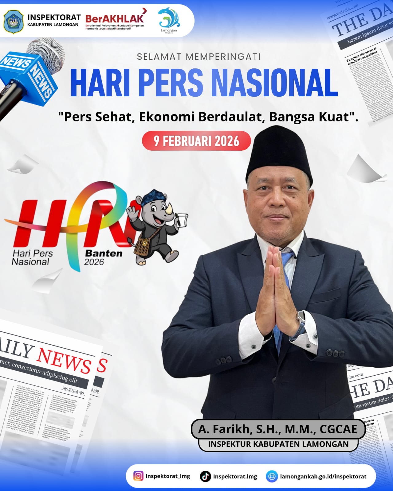 Foto: SELAMAT HARI PERS NASIONAL TAHUN 2026