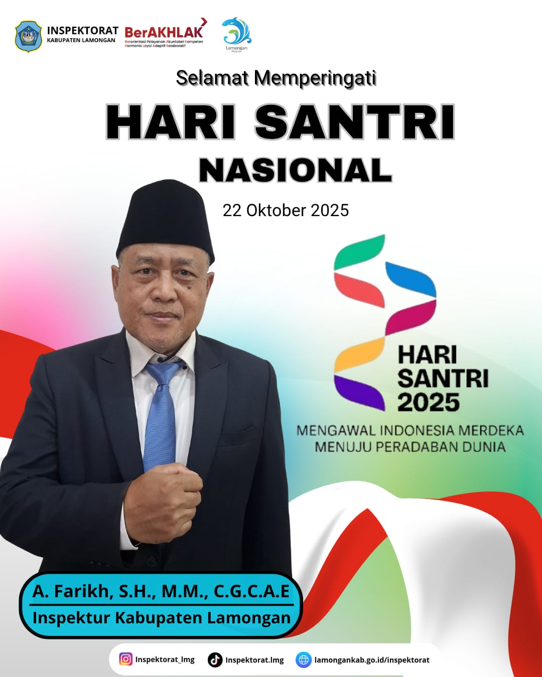 Foto: SELAMAT MEMPERINGATI HARI SANTRI NASIONAL