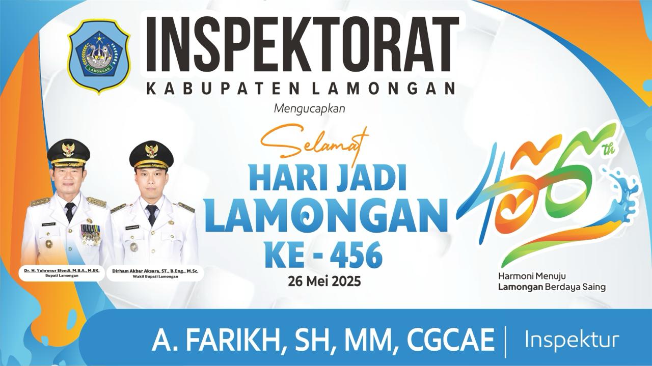 SELAMAT HARI JADI LAMONGAN KE-456