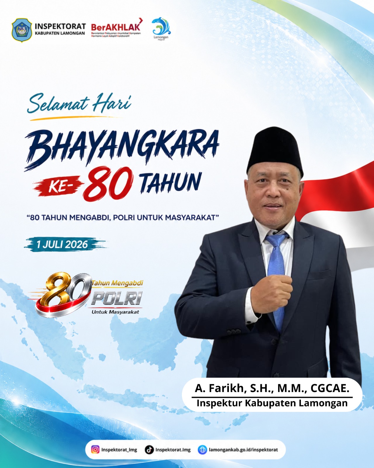 Foto: SELAMAT HARI BHAYANGKARA KE 80 TAHUN 2026