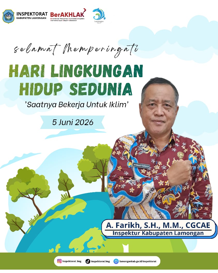 Foto: SELAMAT MEMPERINGATI HARI LINGKUNGAN HIDUP SEDUNIA TAHUN 2026