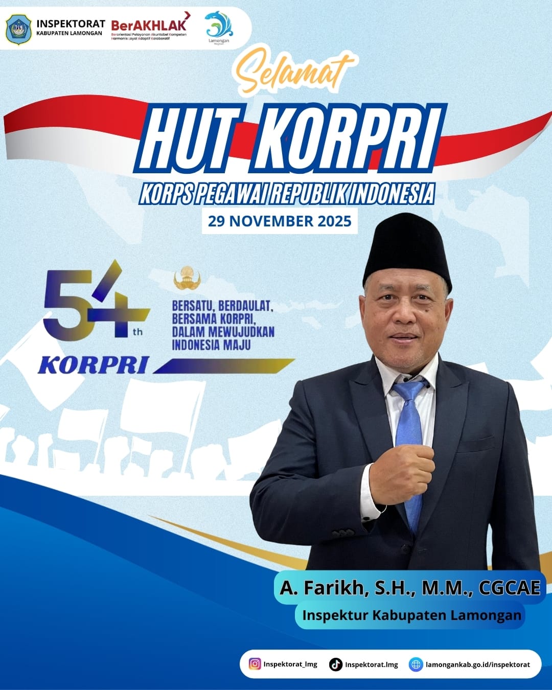Foto: SELAMAT HUT KORPRI KE-54 TAHUN